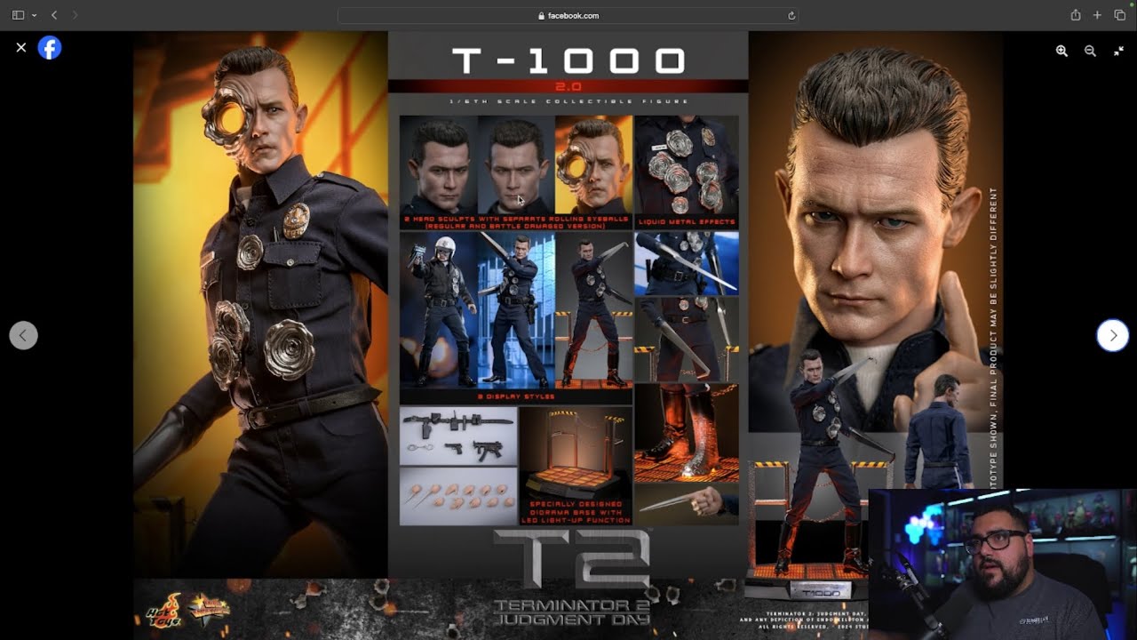 HOT TOYS T-1000 ANNOUNCED! - YouTube