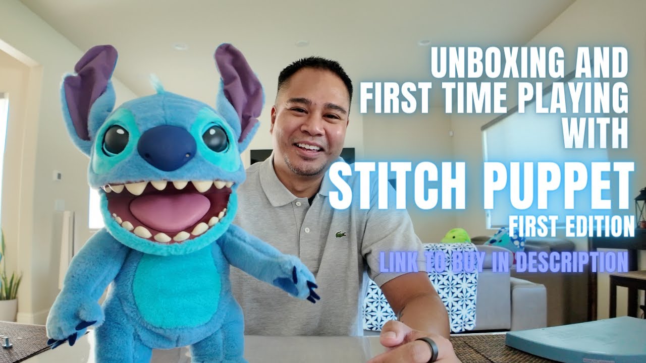 Perfect Holiday/Birthday Gift Idea! Disney Stitch Real FX Puppet