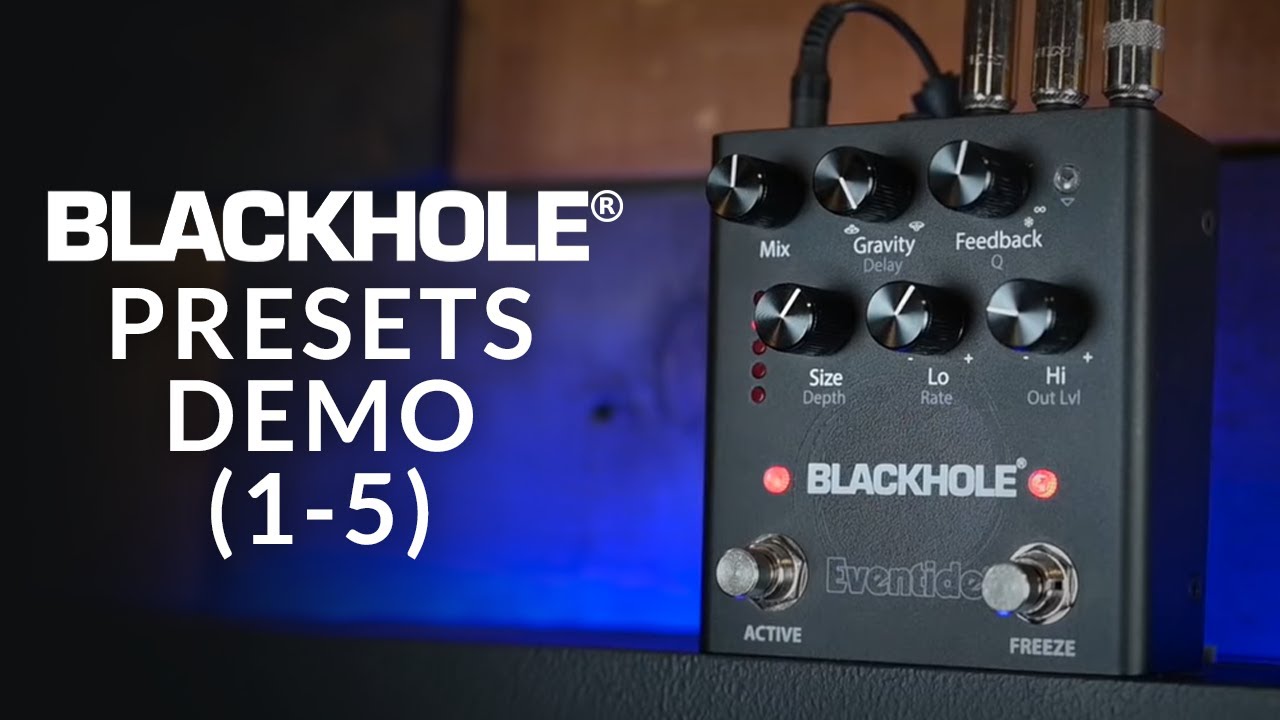 Eventide Blackhole Pedal - 宇宙のように神秘的で壮大なリバーブ