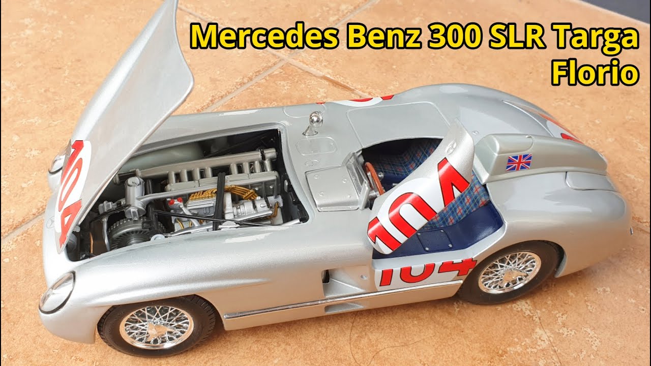 Mercedes Benz 300 SLR Targa Florio 1955 - Maisto 1/18 - YouTube