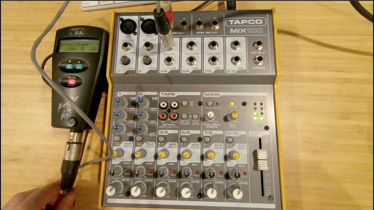 Tapco Mix100 - YouTube
