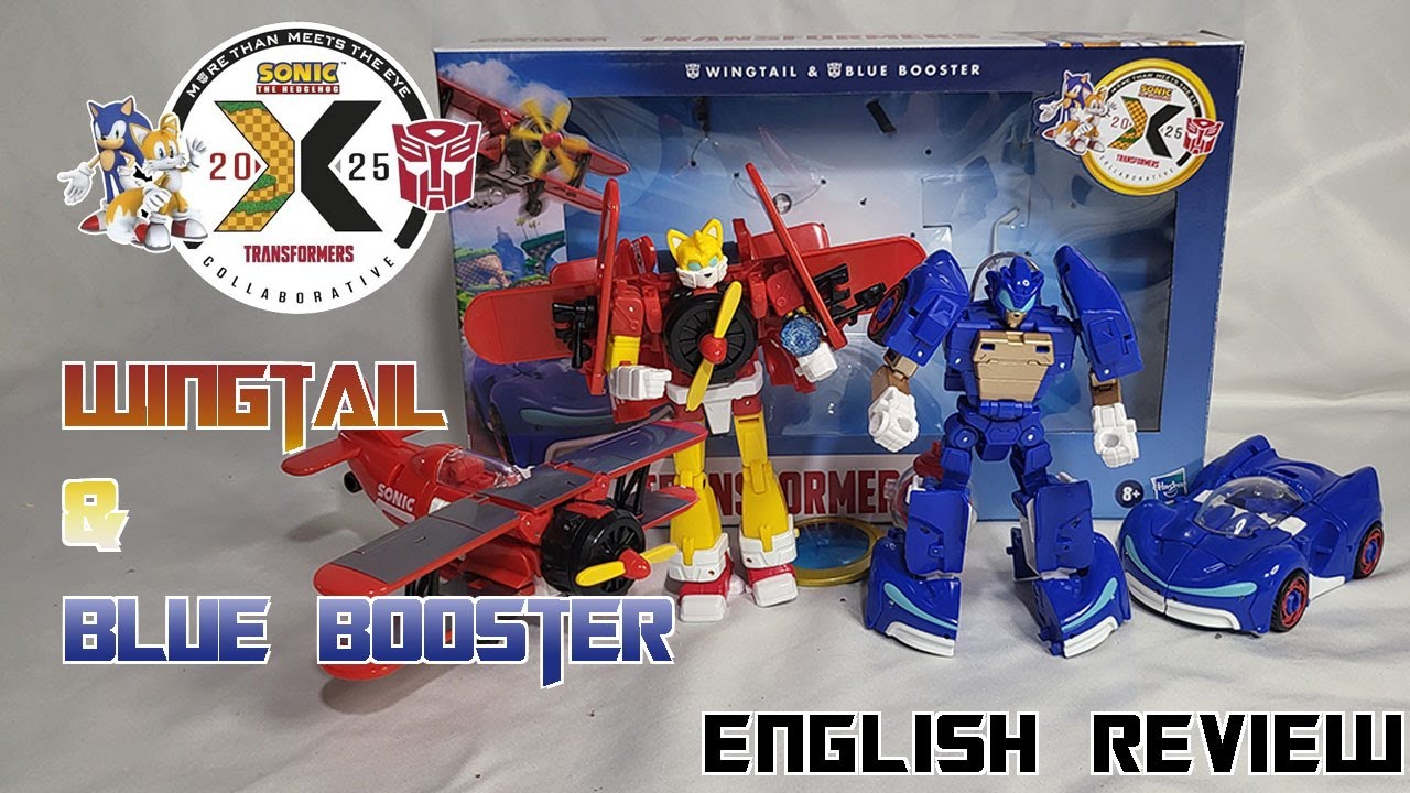 Video Review - Transformers X Sonic The Hedgehog - Wingtail & Blue