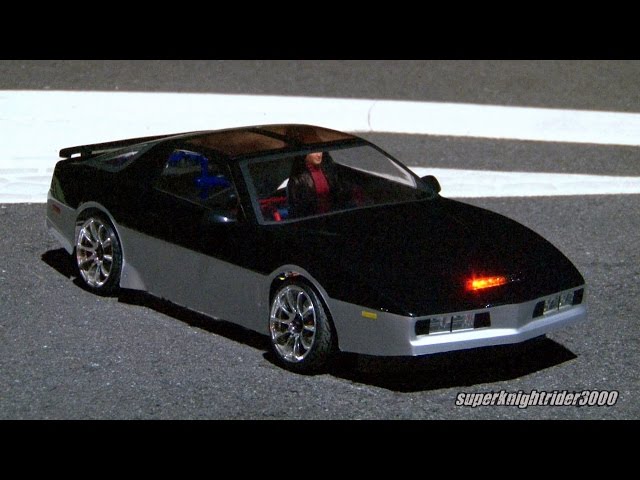 ナイト2000 1/10ラジコン♪ KNIGHT RIDER KITT RC DRIFT! KNIGHT2000