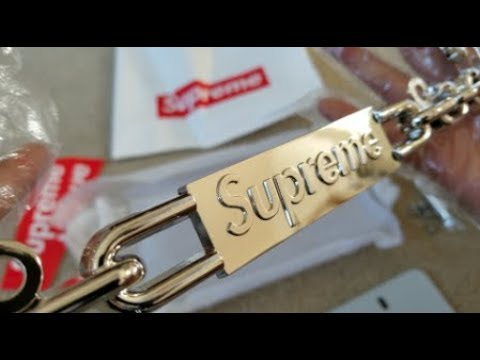 SUPREME Plate & Chain License Frame FW18 Week 7 + Close Up! 10 14