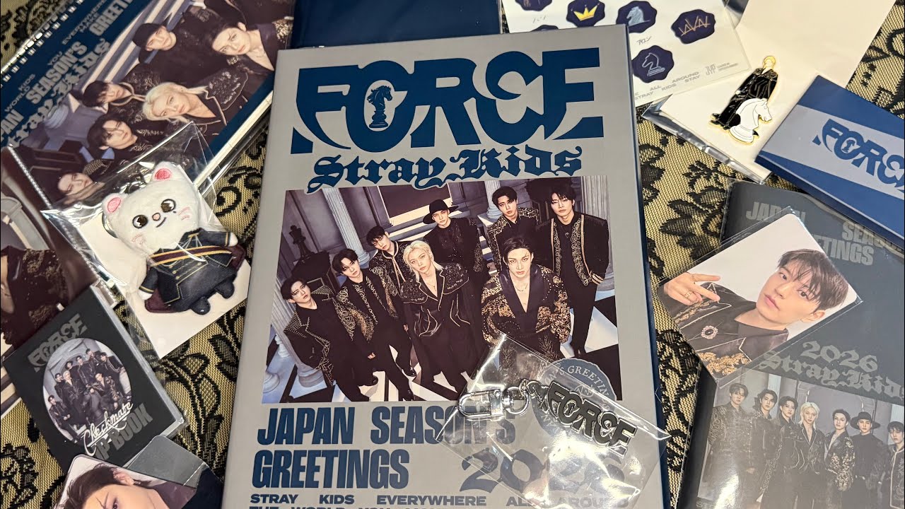 Stray Kids Unboxing - Japan Season's Greetings FORCE 2026, FORCE