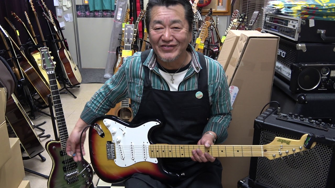Fresher STタイプ レフティモデルを右仕様！ ギターフロンティア - YouTube