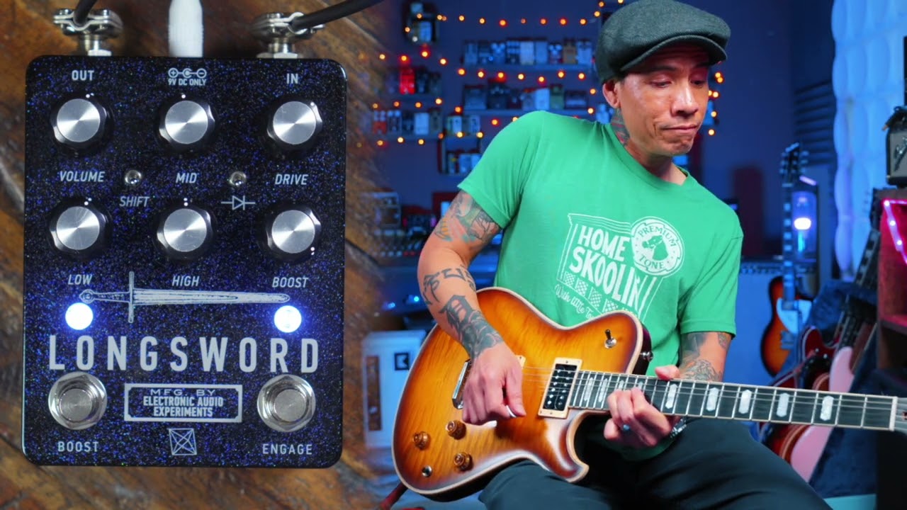 Electronic Audio Experiments LONGSWORD Overdrive - YouTube