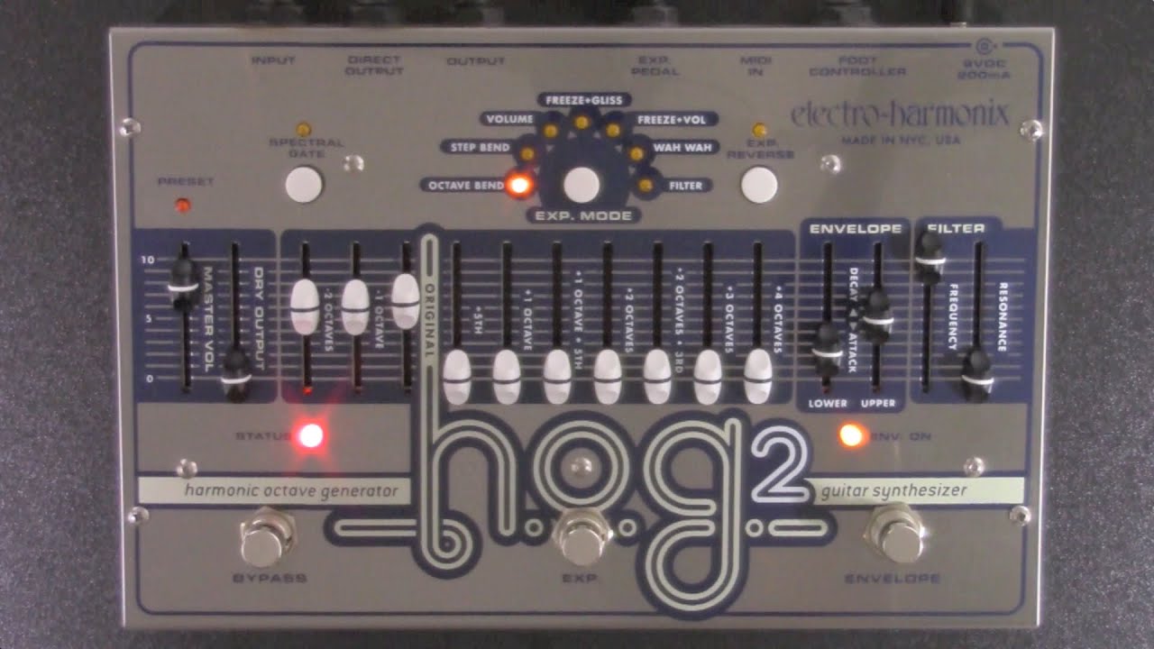 Electro Harmonix HOG2 - 和音も正確に発音するポリフォニック・ギター