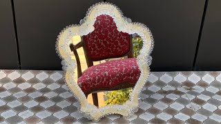 ヴィンテージ ムラーノ（MURANO）ガラスのミラー/ヴェネチアン