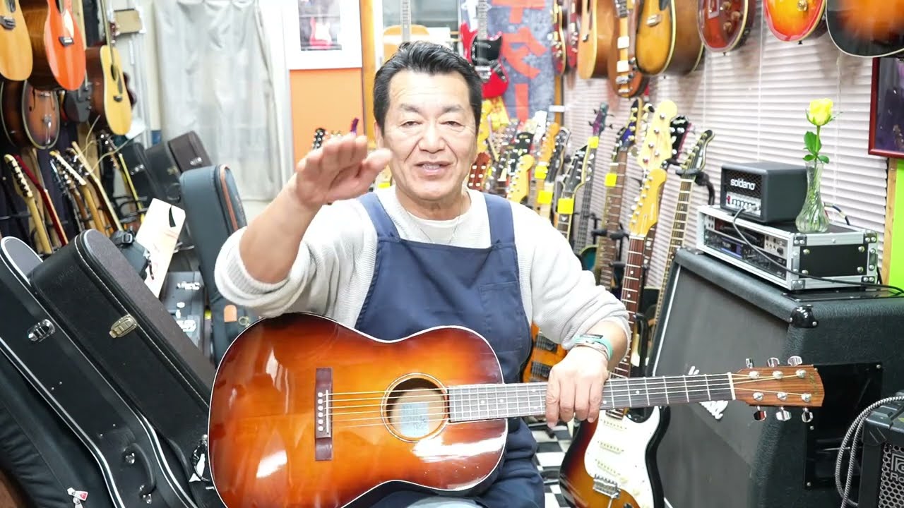 K.yairi YT-1 国産のKヤイリギター 細めのネックで弾きやすい 初心者に