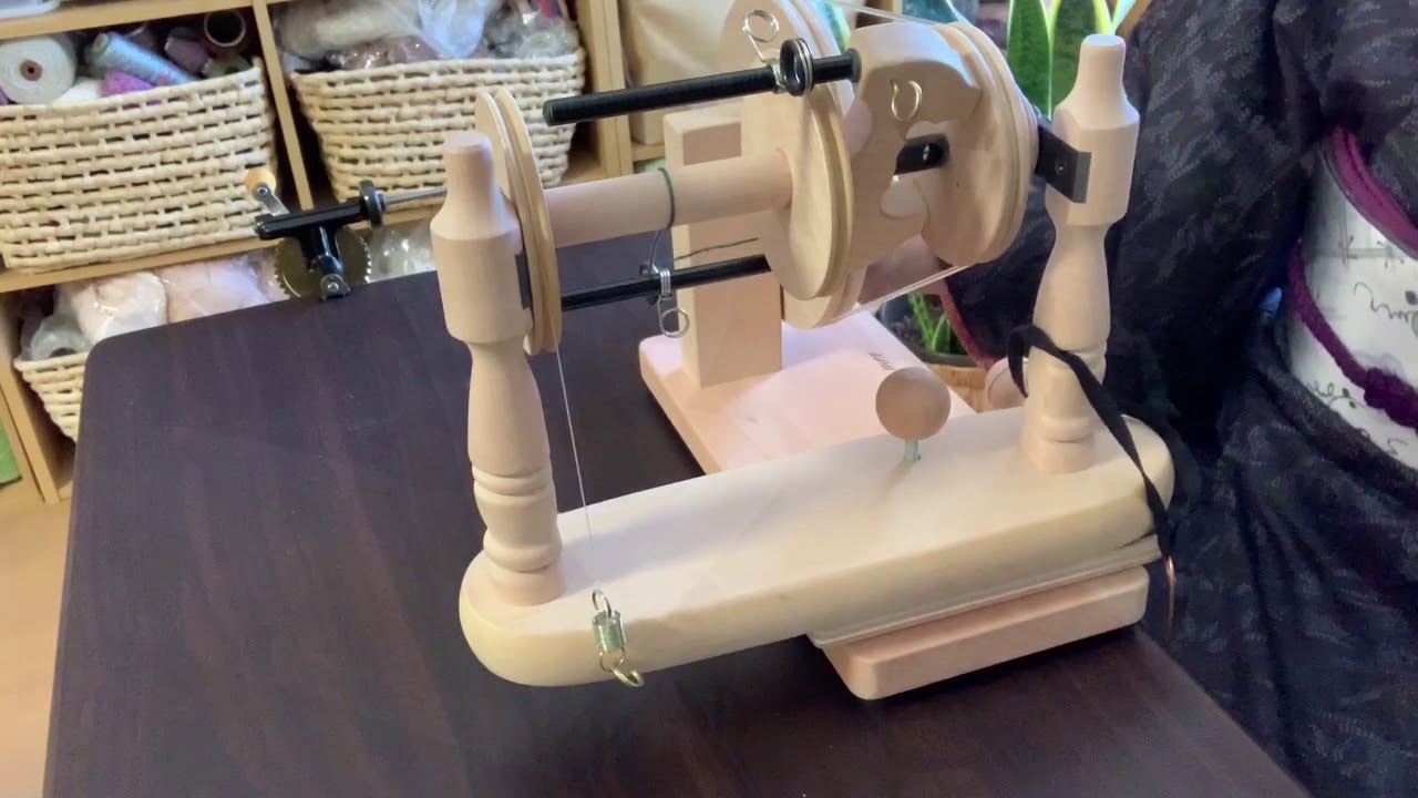 ラ・メール 糸撚り機の使い方 - YouTube