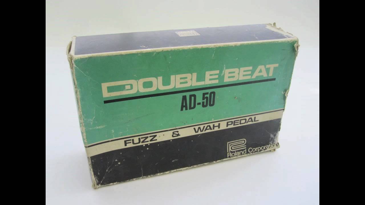 ROLAND AD-50 DOUBLE BEAT FUZZ/WAH PEDAL AUDIO DEMONSTRATION - YouTube