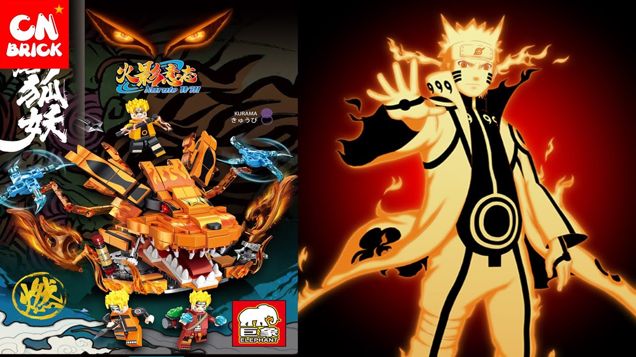 Unoffical LEGO NARUTO Nine Tailed Demon Fox KURAMA ナルト 九尾の