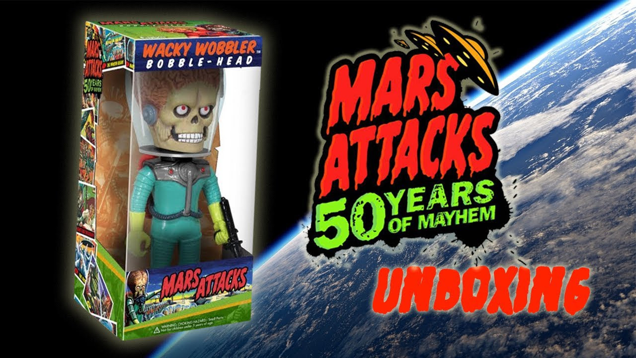 Funko Wacky Wobbler - Mars Attacks! - Unboxing - YouTube