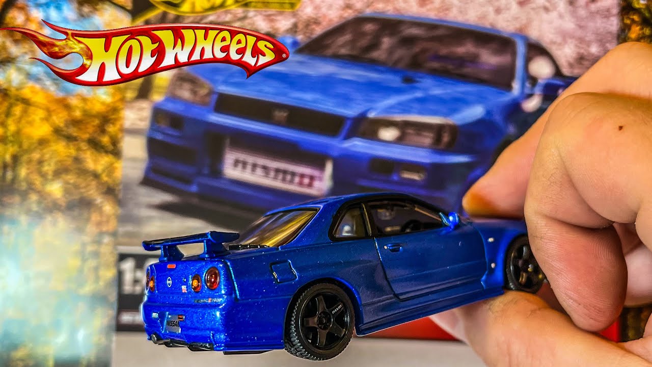Nissan Skyline GTR #gtr BNR34 V Spec II Nur #hotwheels #diecast 1