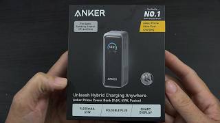 Anker Prime Fusion Power Bank, 9,600mAh 65W Battery Pack with 65W