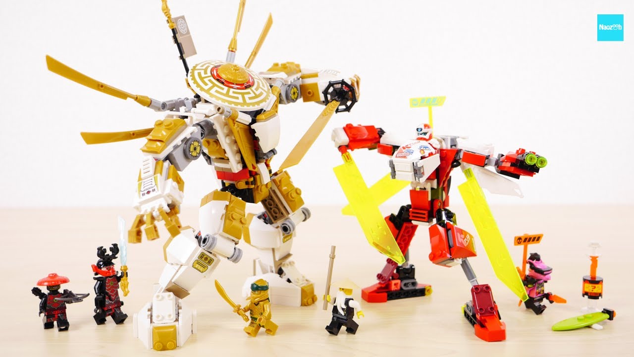 LEGO NINJAGO Golden Mech & Kai's Mech 71707 - YouTube