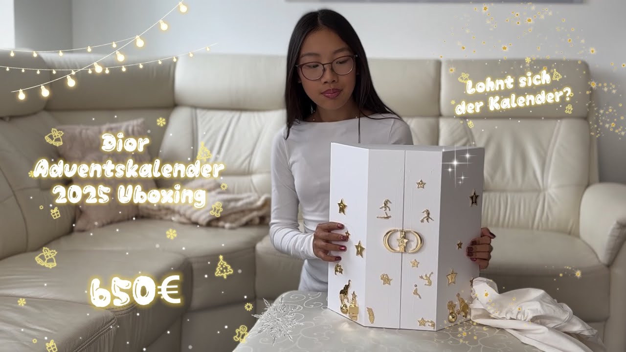 Dior 650€ Adventskalender 2025 Unboxing - YouTube