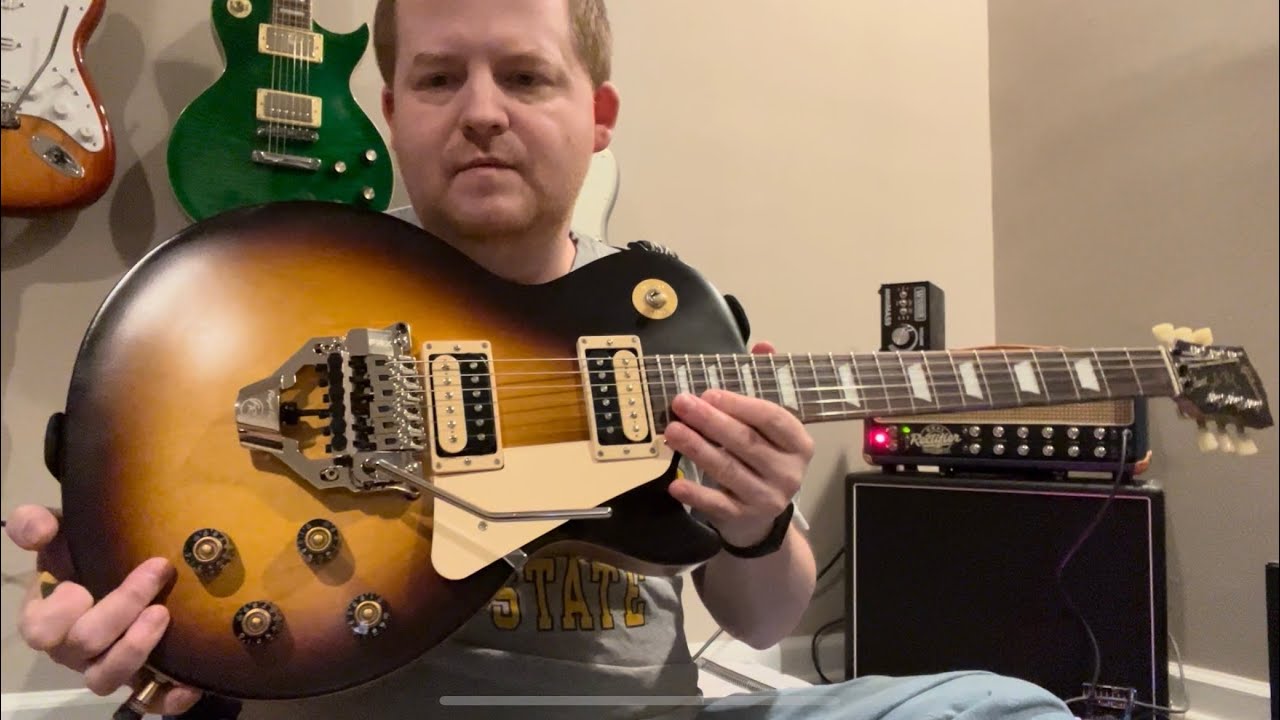 Gibson Les Paul Tribute Mods (Floyd Rose FRX, T Type Pickups