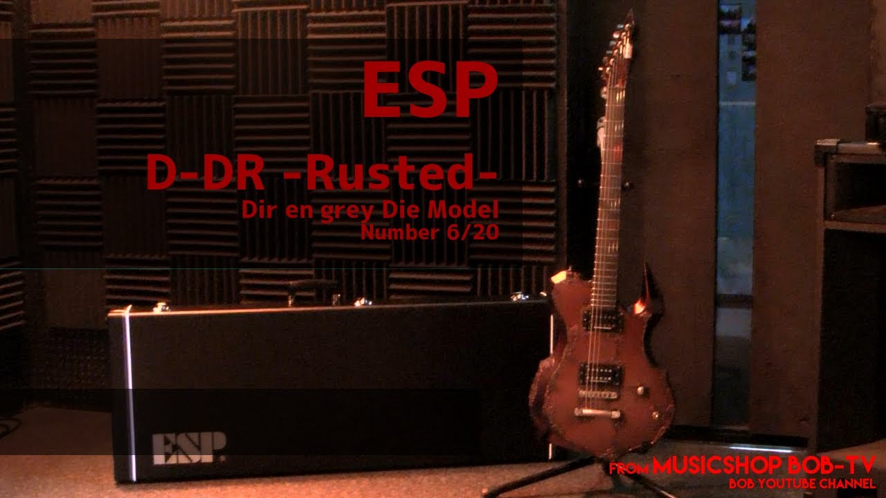ESP D-DR -Rusted-【商品紹介】Dir en grey Die Model S/N E7900202 6