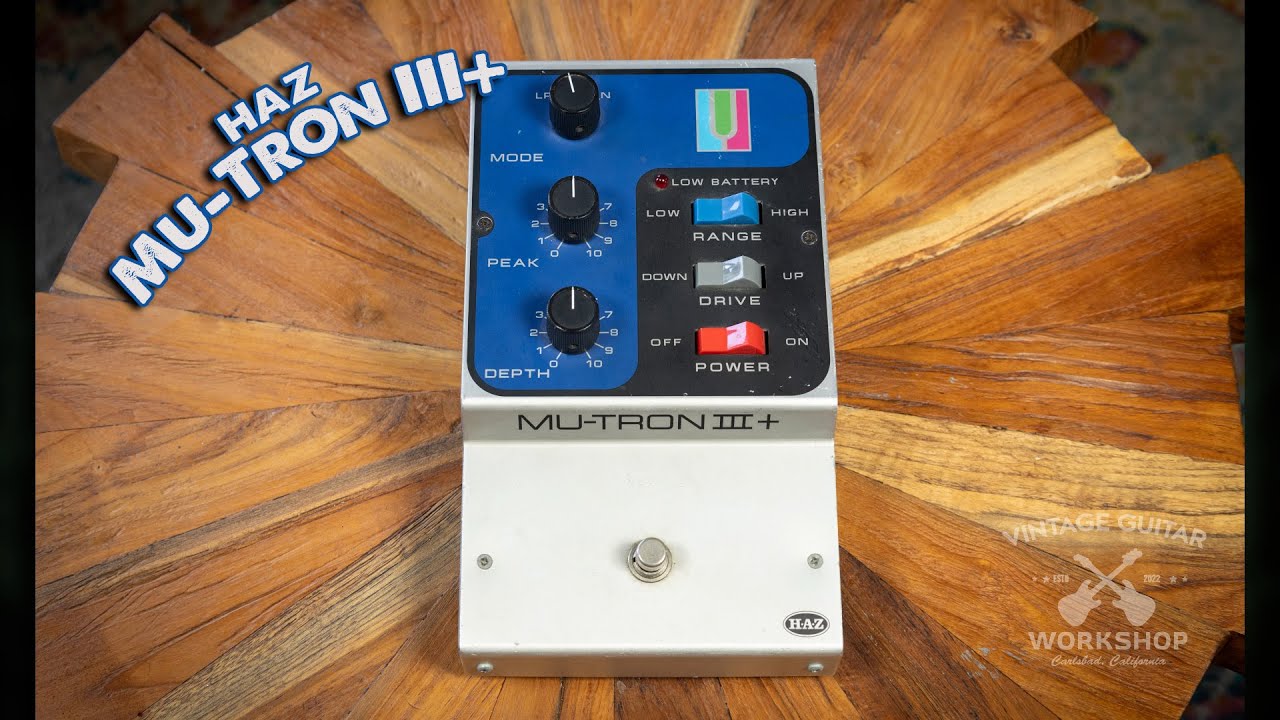 Mu-Tron III+ Envelope Filter Pedal - VGW - YouTube