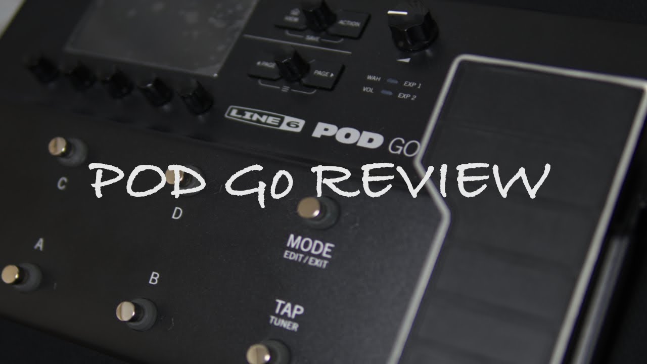 ライブ使用に特化されたマルチエフェクター！Line6 POD Goレビュー