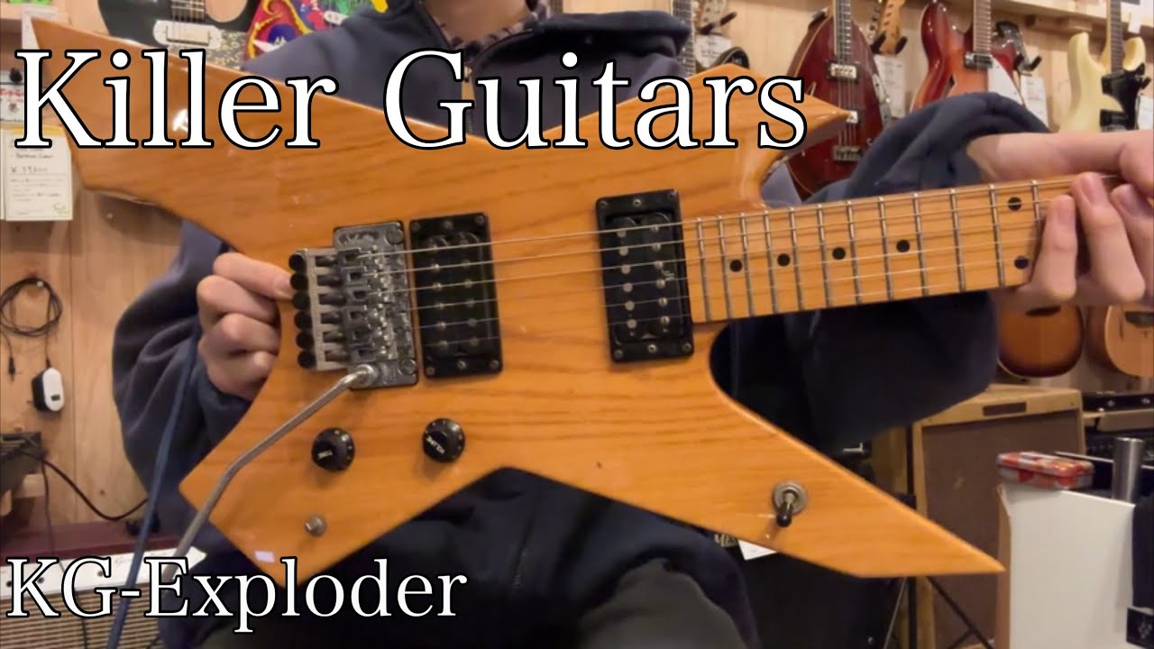 商品紹介動画】Killer Guitars KG-Exploder - YouTube