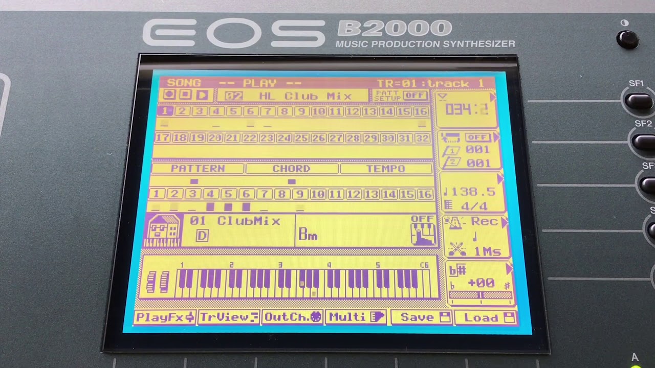 YAMAHA EOS B2000 DEMO SONG / DATA DISK “EOS B2000 SPECIAL DATA