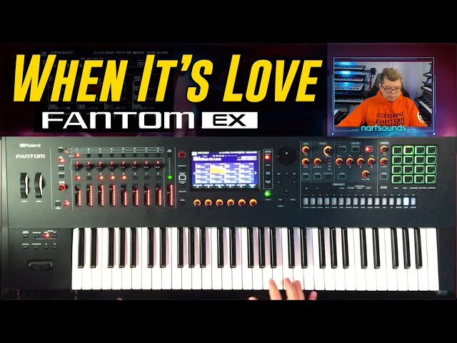 When It's Love Van Halen Roland Fantom EX | Jupiter-8 ACB & Synth