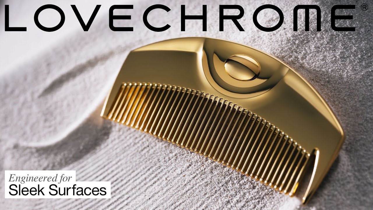 ラブクロムの特徴「なめらかな特殊表面加工/ 圧倒的な軽量性/ 静電気の