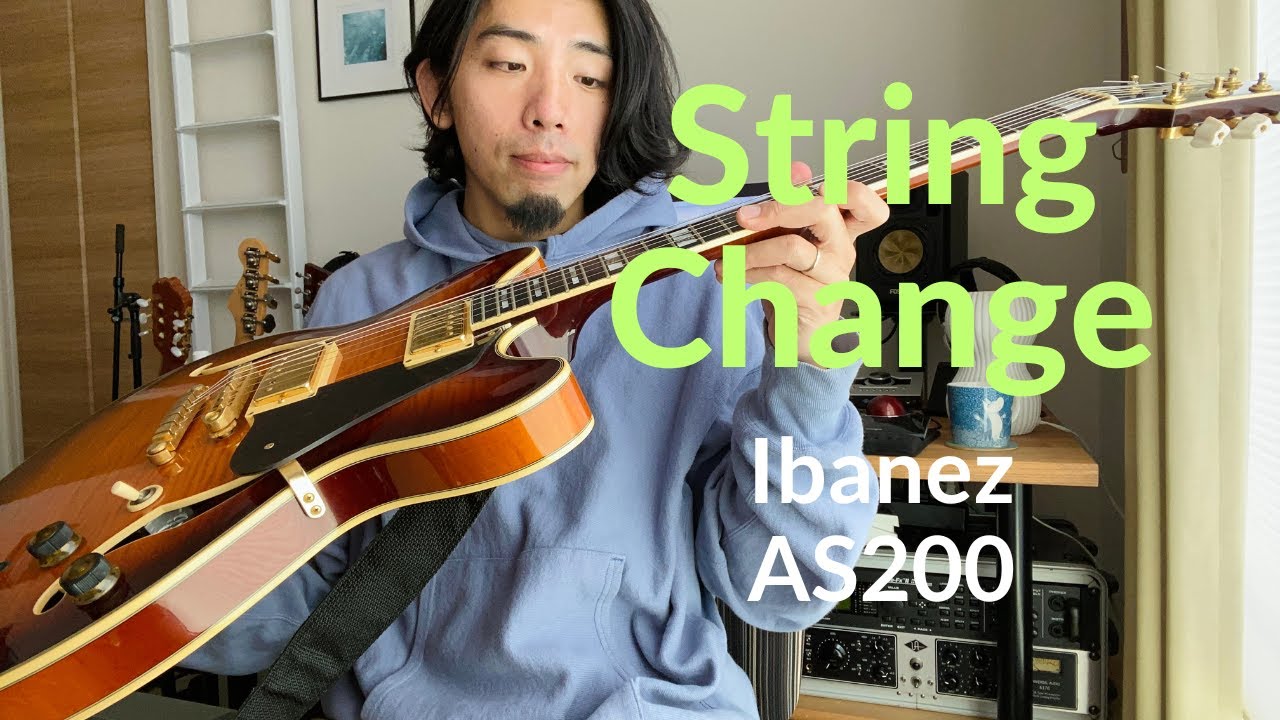 父親のギターを弦交換したら想像以上に音が変わった - YouTube