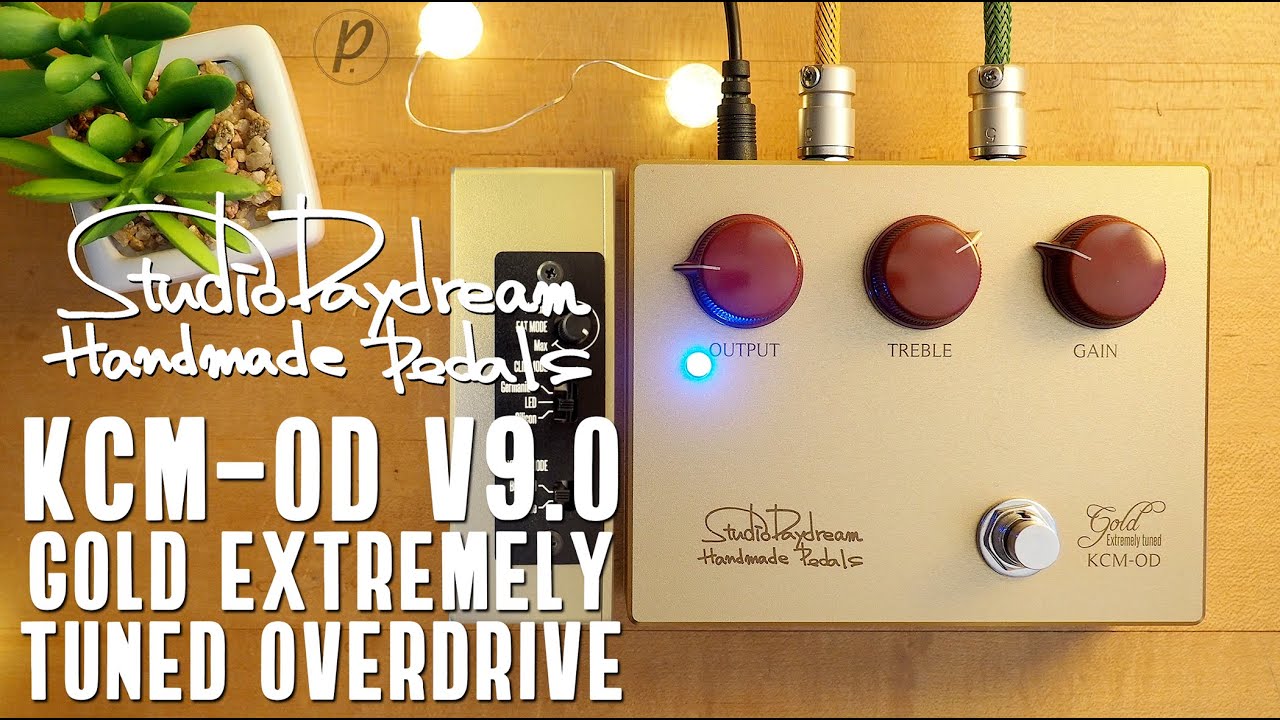 Studio Daydream Handmade Pedals KCM-OD Gold V9.0 - YouTube