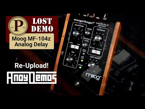 Lost Demos- Moog MF-104z Moogerfooger Analog Delay - YouTube