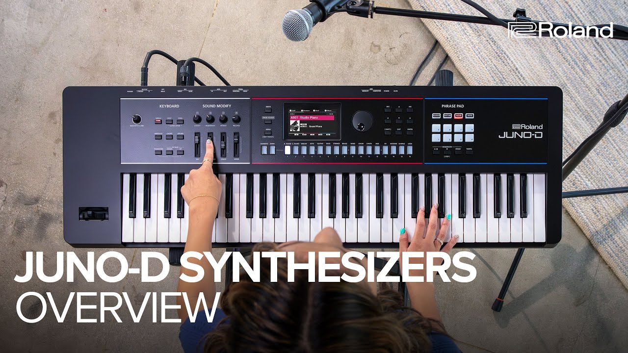 De Roland Juno-D-serie: De perfecte synthesizer voor de optredende