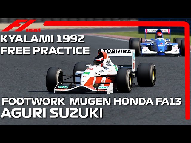Assetto Corsa Footwork Mugen Honda FA13 Free practice Kyalami 1992