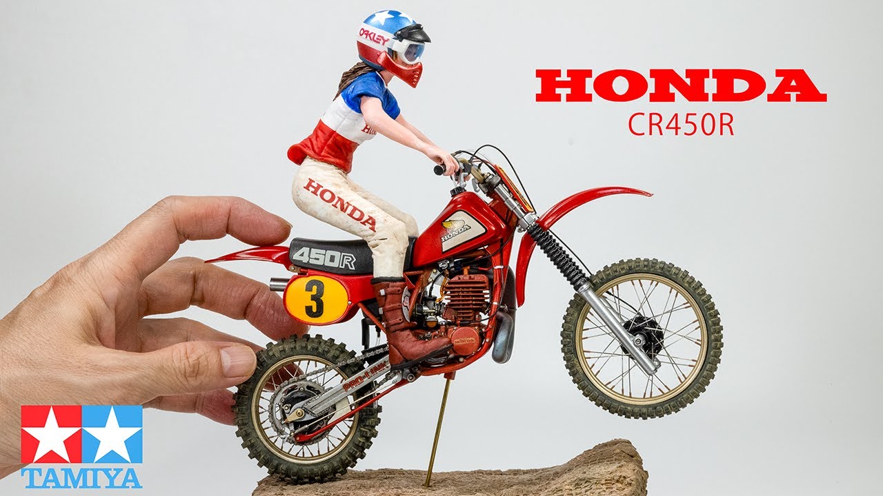 Tamiya 1/12 HONDA CR450R - YouTube