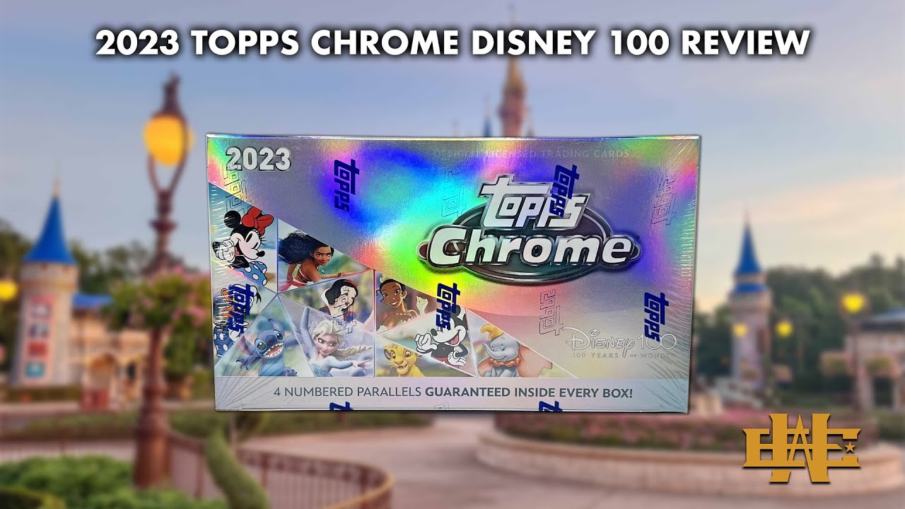 2023 Topps Chrome Disney 100 Review - YouTube