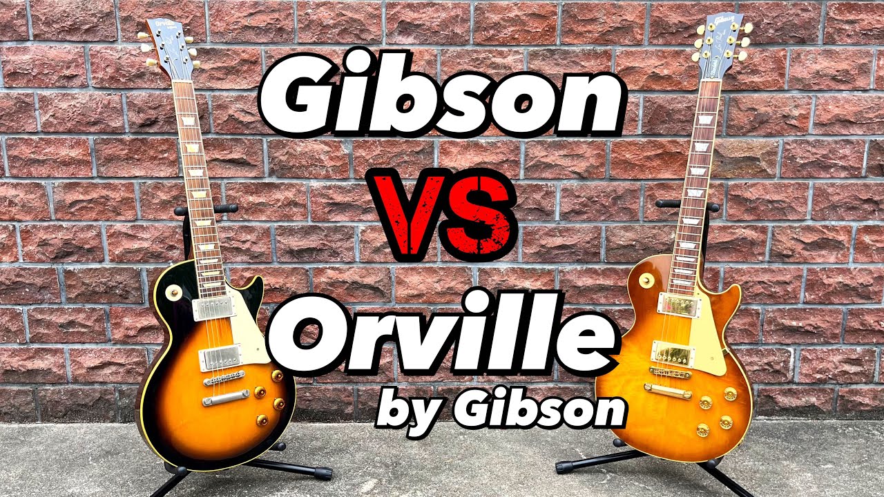比較すると全く違った…GibsonとOrville by Gibson 2本の内部やサウンド