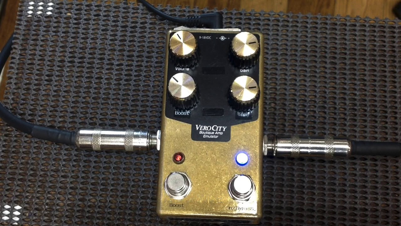 VeroCity Effects Pedals King Of Rock試奏動画(Dr住吉) - YouTube