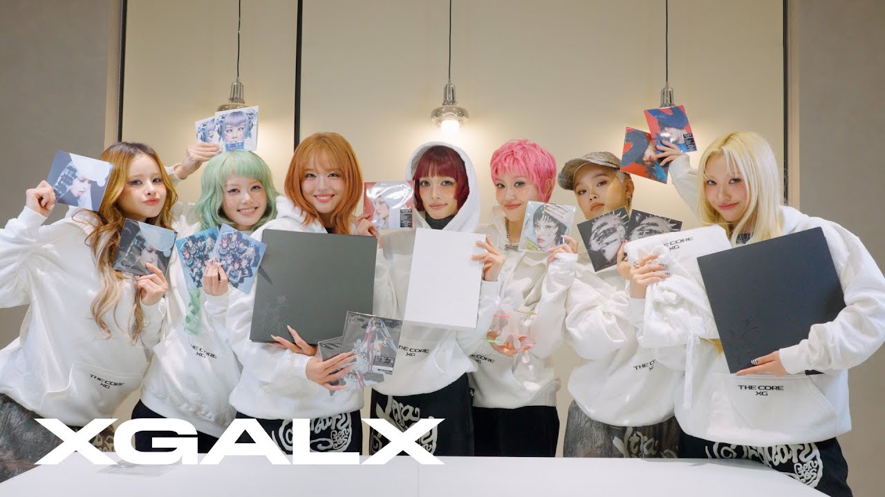 XG 1st Full Album 'THE CORE - 核' Unboxing - YouTube