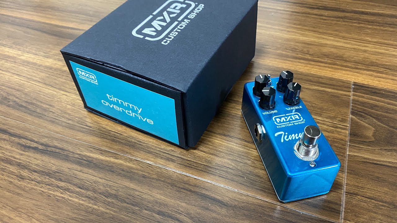 名機とのコラボモデルは流石のクオリティ[MXR Timmy Overdrive] - YouTube