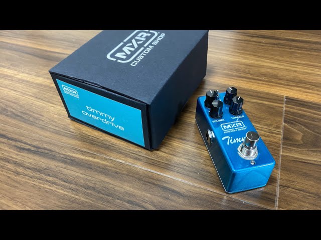 名機とのコラボモデルは流石のクオリティ[MXR Timmy Overdrive] - YouTube