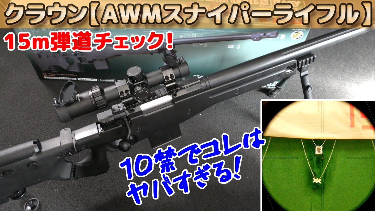 The accuracy is amazing! [AWM Sniper Rifle] This bolt-action