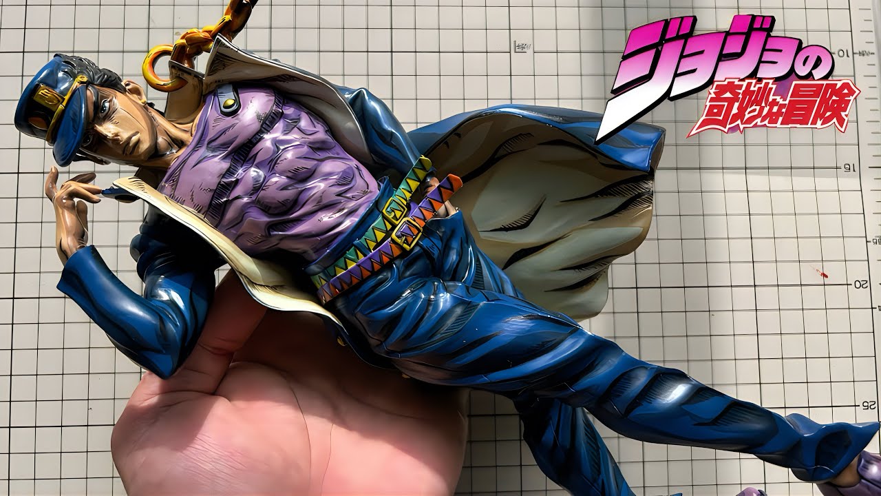 ジョジョの奇妙な冒険】一番くじ空条承太郎フィギュアを漫画風に塗って