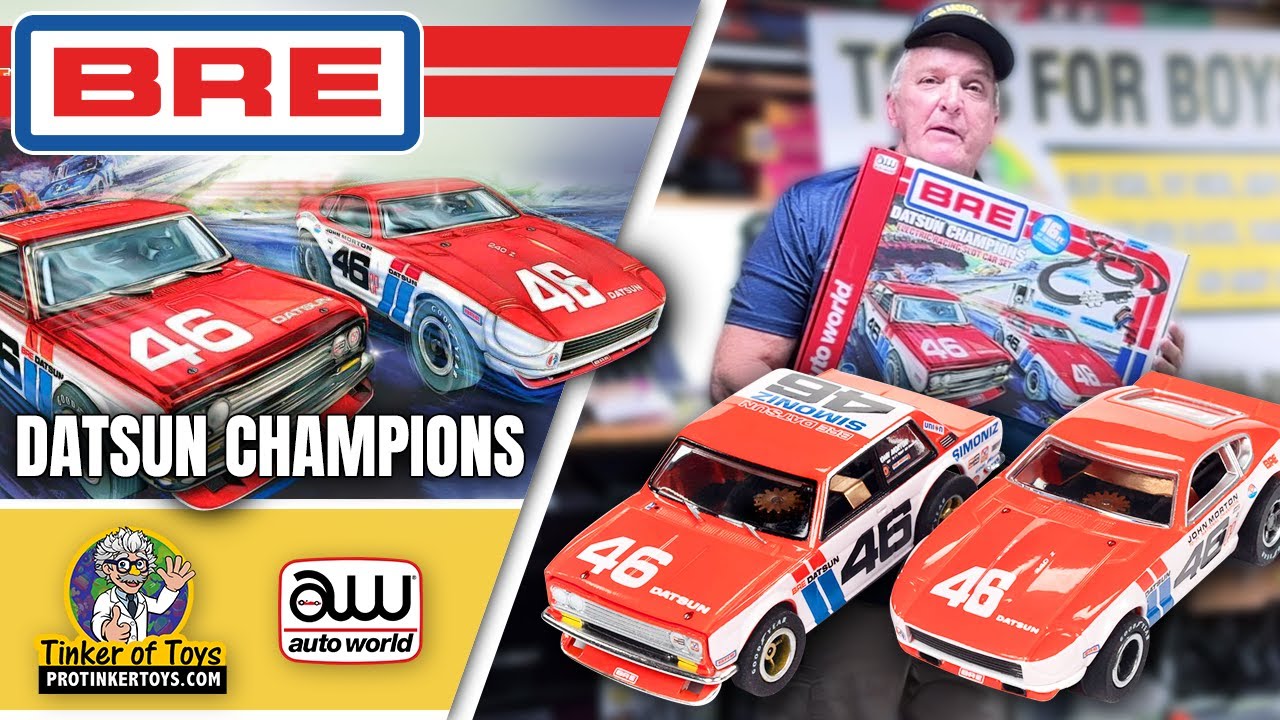 BRE Datsun 16' Slot Race Set | SRS353 | Auto World - YouTube