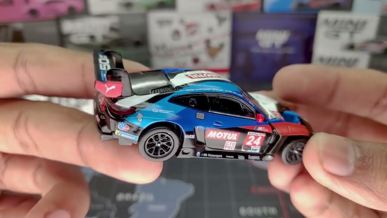 MINI GT 1/64 394 BMW M4 GT3 24 2022 IMSA DAYTONA 24 HRS Unboxing