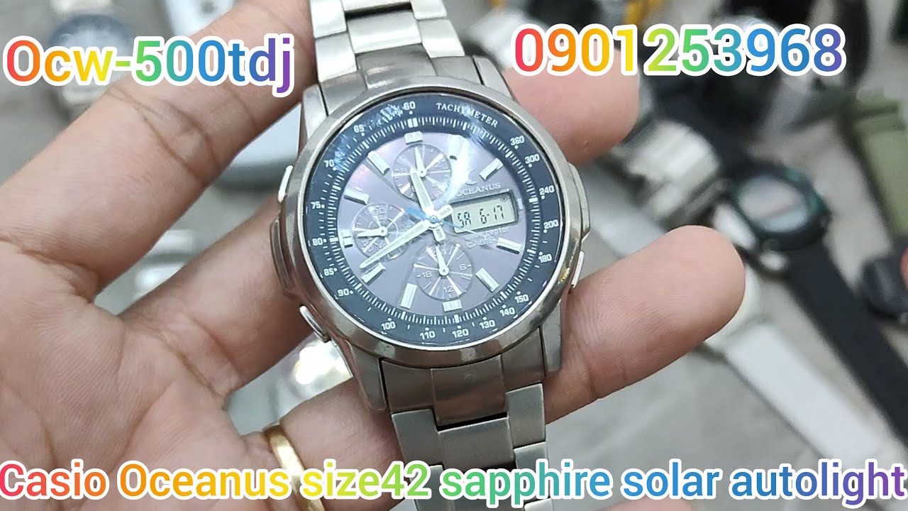Casio Oceanus OCW-500TDJ sxJapan size 42 sapphire glass solar