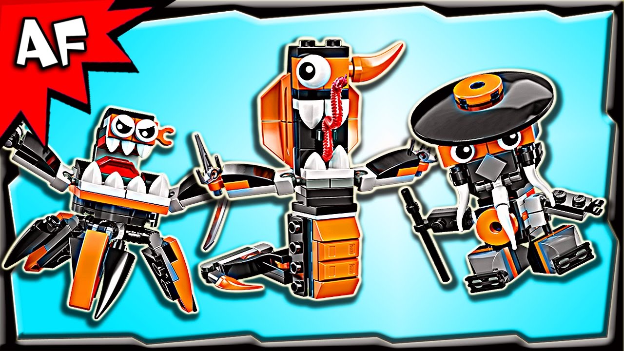 Lego Mixels NINDJAS Series 9 Cobrax, Spinza, Mysto Build Review