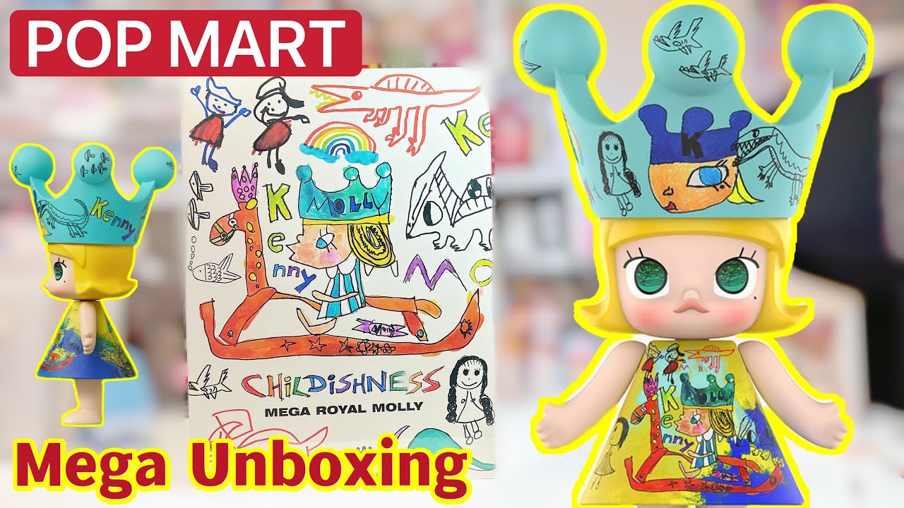 POP MART Mega Royal Molly Childishness 400% Mega unboxing - YouTube