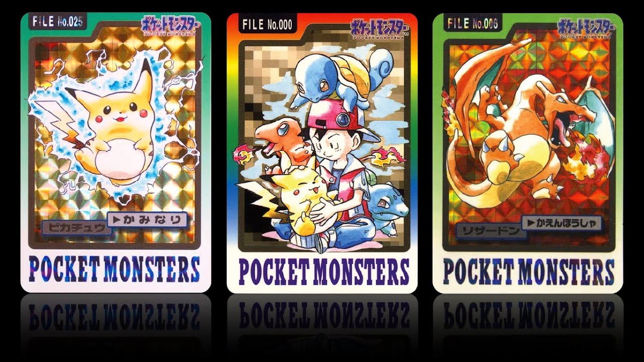 1997 Carddass Pokémon Cards Explained - YouTube